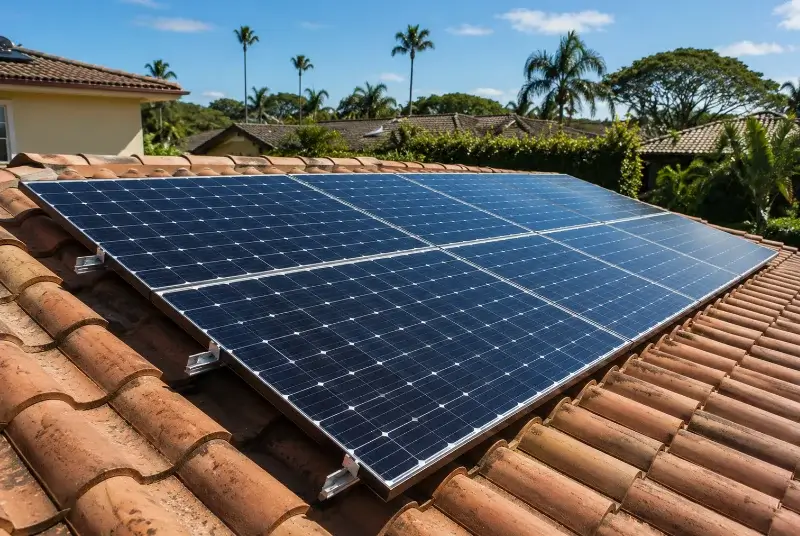 Installation de panneaux solaires à Brézins